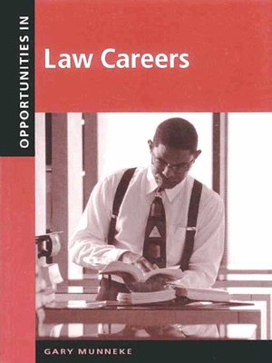 cover image of Opportunities in Law Careers